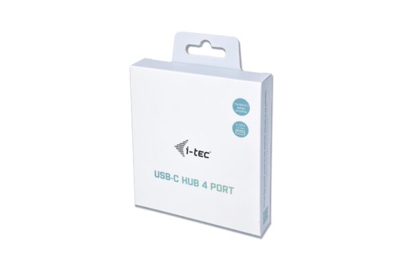 999899_4 - Mediatech Itec USB-C Metal Hub 4Port w/o Power Adapter